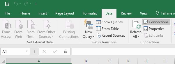 Excel connections