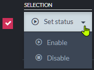 Enable or Disable Configurations