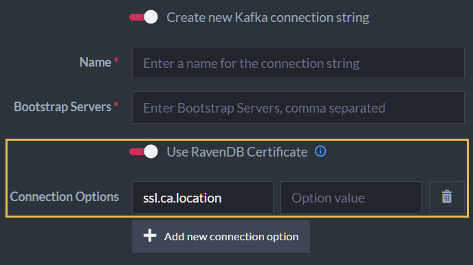 Use RavenDB Certificate