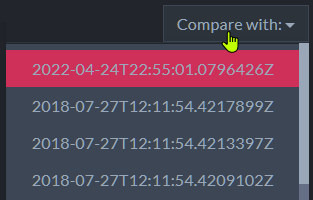 Compare-with Drop List