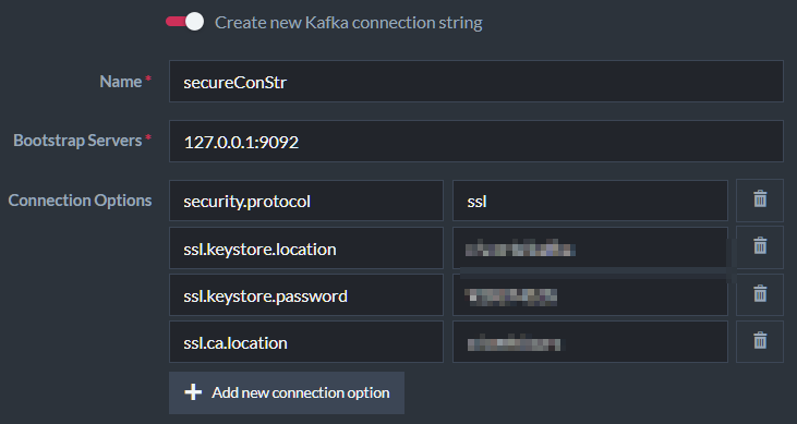 Connection to Secure Server