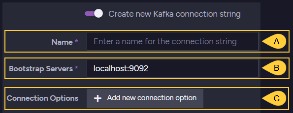 Kafka Connection String