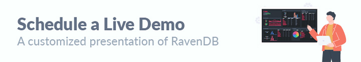 Schedule a FREE Demo of RavenDB